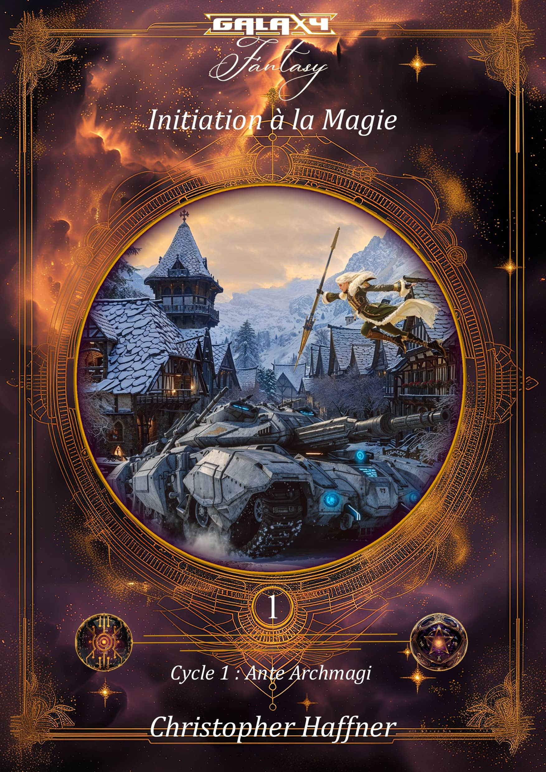 Couverture du premier roman space fantasy de Galaxy Fantasy
